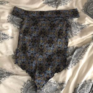 SOLD // Free People Off The Shoulder Bodysuit